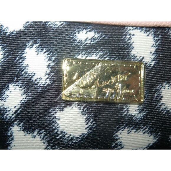 LUV BETSEY JOHNSON LBREESE Black White Leopard Cosmetic Make Up Case - Picture 9 of 9